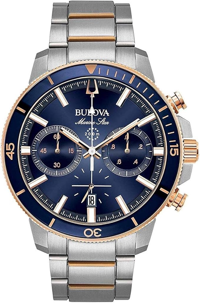 Relógio masculino Bulova Marine Star 98B301